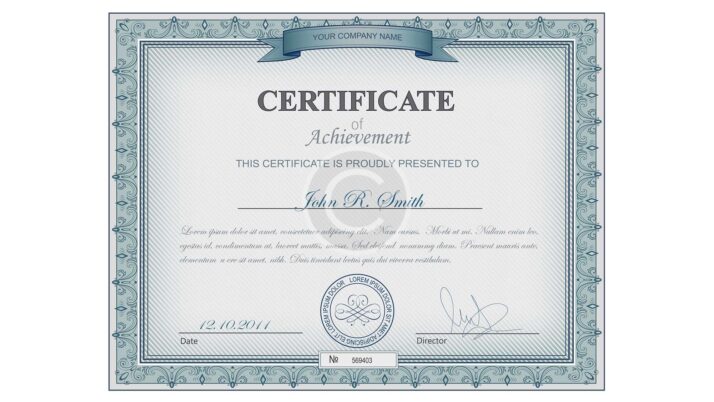 Reed’s Certificate